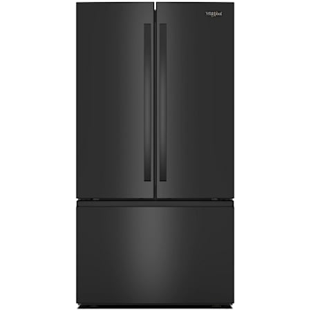 Whirlpool 36 Inch Wide 31 Cu. Ft. Energy Star Certified French Door Refrigerator with Interior Water Dispenser Black