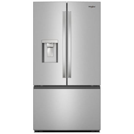 Whirlpool 36 Inch Wide 29.58 Cu. Ft. Energy Star Certified Fingerprint Resistant French Door Refrigerator Fingerprint Resistant Stainless Steel