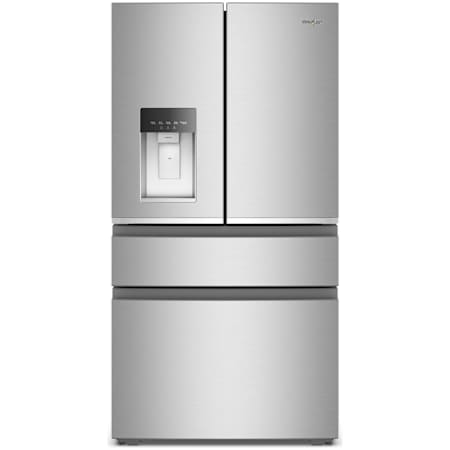 Whirlpool 36 Inch Wide 21.86 Cu. Ft. Energy Star Certified Fingerprint Resistant French Door Refrigerator Fingerprint Resistant Stainless Steel