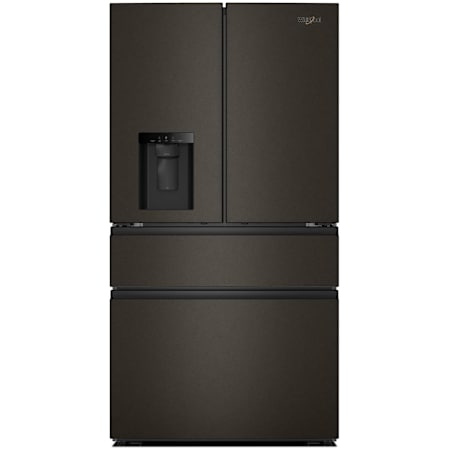 Whirlpool 36 Inch Wide 28.9 Cu. Ft. Energy Star Certified Fingerprint Resistant French Door Refrigerator Fingerprint Resistant Black Stainless
