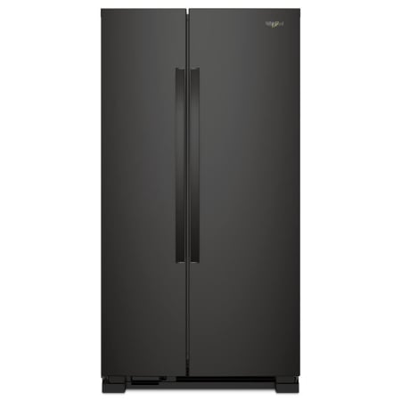 Whirlpool 33 Inch Wide 21.72 Cu. Ft. Side by Side Refrigerator Black