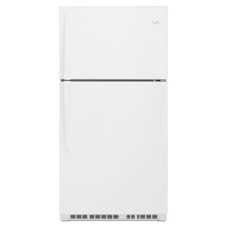 Whirlpool 33 Inch Wide 21.31 Cu. Ft. Energy Star Rated Top Mount Refrigerator White