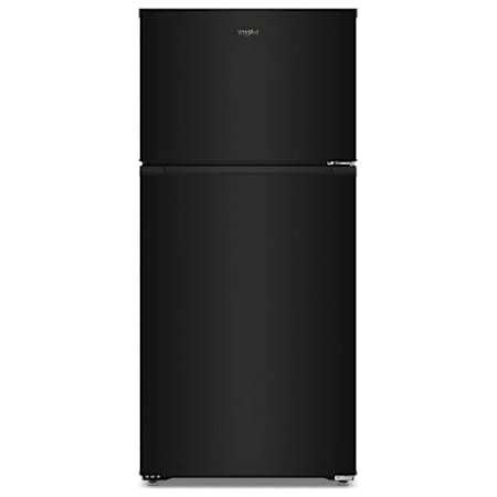 Whirlpool 28 Inch Wide 14.3 Cu. Ft. Top Freezer Refrigerator Black