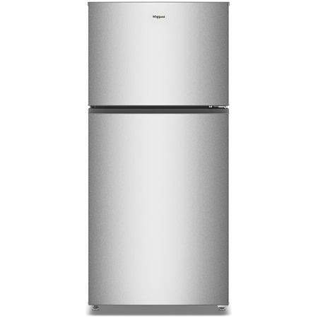Whirlpool 30 Inch Wide 19.3 Cu. Ft. Fingerprint Resistant Top Freezer Refrigerator with Total Coverage Cooling Fingerprint Resistant Stainless Steel