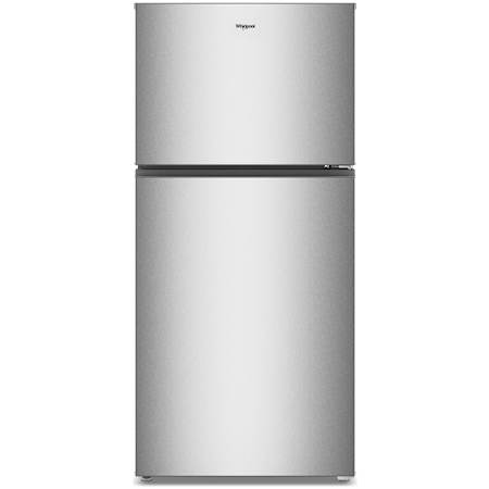 Whirlpool 30 Inch Wide 19.3 Cu. Ft. Fingerprint Resistant Top Freezer Refrigerator with Total Coverage Cooling and FreshSpace Drawer Fingerprint Resistant Stainless Steel
