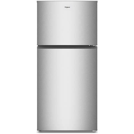 Whirlpool 30 Inch Wide 19.3 Cu. Ft. Energy Star Certified Fingerprint Resistant Top Freezer Refrigerator with Total Coverage Cooling Fingerprint Resistant Stainless Steel