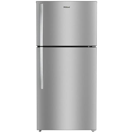 Whirlpool 30 Inch Wide 19.3 Cu. Ft. Energy Star Certified Fingerprint Resistant Top Freezer Refrigerator with FreshLock Technology Fingerprint Resistant Stainless