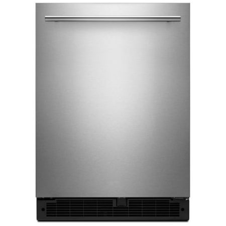 Whirlpool 23 Inch Wide 5.1 Cu. Ft Capacity Energy Star Certified Compact Refrigerator with LED Lighting Fingerprint Resistant Stainless Steel