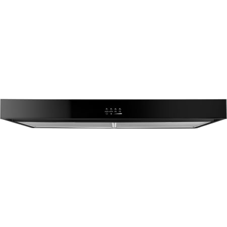 Whirlpool 265 CFM 36 Inch Wide Under Cabinet Range Hood with Washable Baffle Filters Black Chrome