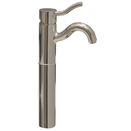 Whitehaus Venus 1.2 GPM Single Hole Vessel Bathroom Faucet with Pop-Up Drain Assembly Polished Chrome