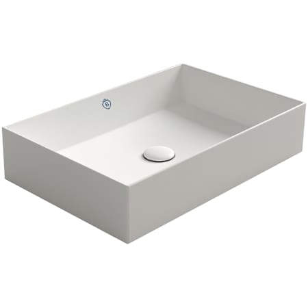 Whitehaus Britannia 23 5/8"Rectangular Vitreous China Vessel Bathroom Sink White