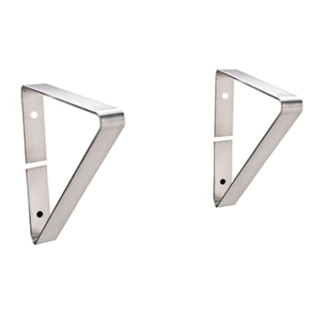 Whitehaus Wall Mount Installation Brackets for Model WHNCMB4413 Brushed Stainless Steel