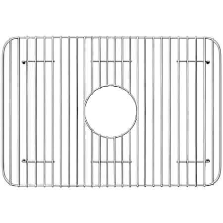 Whitehaus Glencove 32" L x 19" W Stainless Steel Basin Rack Stainless Steel