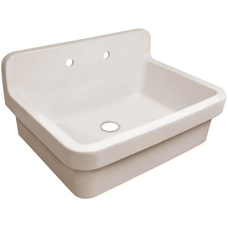 Whitehaus Old Fashioned Country 30" Single Basin Kitchen Sink for Farmhouse Installation Biscuit