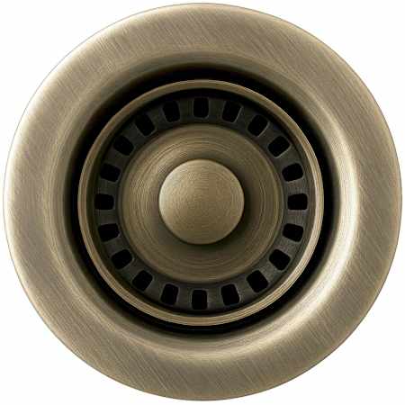 Whitehaus Accessory Basket Strainer Antique Brass