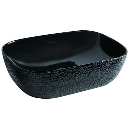 Whitehaus Isabella Plus 19-3/4" Vitreous China Vessel Bathroom Sink Black