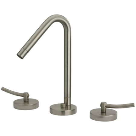 Whitehaus Metrohaus 1.2 GPM Widespread Bathroom Faucet with Pop-Up Drain Assembly Brushed Nickel