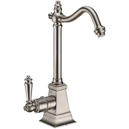 Whitehaus Forever Hot Point of Use Hot Water Drinking Water Faucet Brushed Nickel