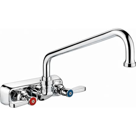 Whitehaus 1.5 GPM Wall Mounted Double Handle Laundry Polished Chrome