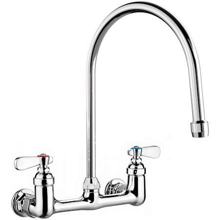 Whitehaus 1.5 GPM Wall Mounted Double Handle Laundry Polished Chrome