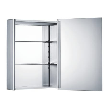 Whitehaus Medicinehaus 19-5/8" x 27-1/2" Framed Single Door Medicine Cabinet Aluminum