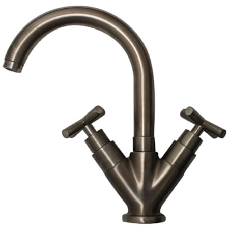 Whitehaus Luxe 1.2 GPM Single Hole Bathroom Faucet with Pop-Up Drain Assembly Brushed Nickel