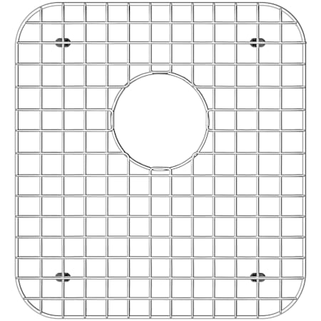 Whitehaus Matching Grid for Model WHNU1614 Stainless Steel