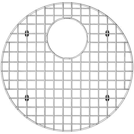 Whitehaus Matching Grid for Model WHNDA16 Stainless Steel