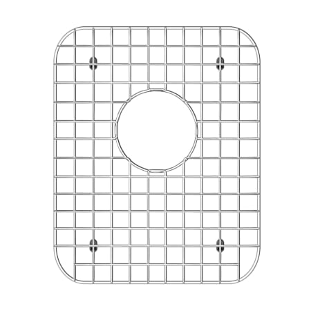 Whitehaus Matching Grid for Small Bowl of Model WHNDBU3320 Stainless Steel
