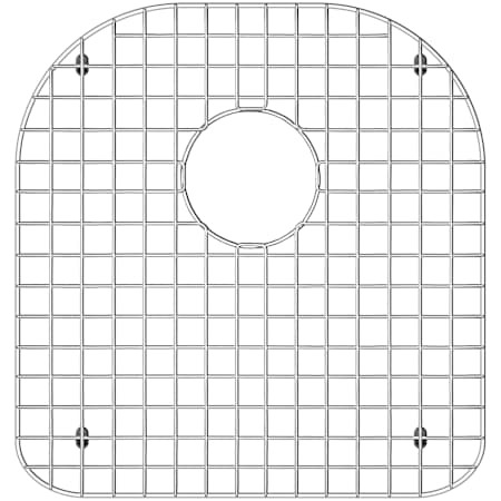 Whitehaus Matching Grid for Large Bowl of Model WHNAPD3322 Stainless Steel