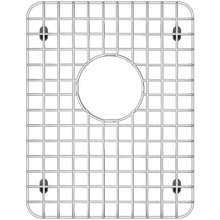 Whitehaus Matching Grid for Small Bowl of Model WHNC3220 Stainless Steel