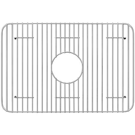 Whitehaus Stainless Steel Basin Rack with Rubber Feet Stainless Steel