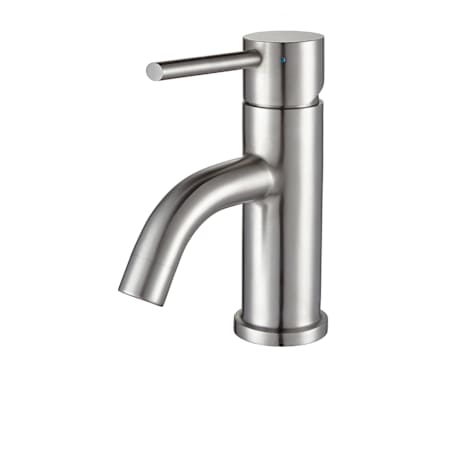 Whitehaus Waterhaus Single Hole Bathroom Faucet - Less Drain Assembly Brushed Stainless Steel