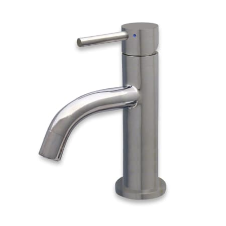 Whitehaus Waterhaus 1.2 GPM Single Hole Bathroom Faucet Polished Stainless Steel