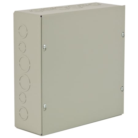 Wiegmann 4" Wide Pull Box with 24 Knockouts Gray