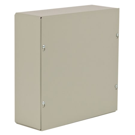 Wiegmann 24" Wide Pull Box - No Knockouts Gray