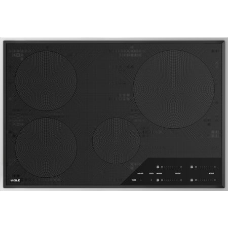 Finish: Wolf 30 Inch Wide 4 Burner Transitional Framed Induction Cooktop Black