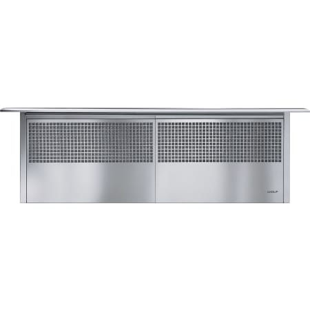 Finish: Wolf 45 Inch Wide Downdraft Ventilation Range Hood Stainless Steel