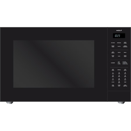 Finish: Wolf 24 Inch Wide 1.5 Cu. Ft. 900 Watt Countertop Microwave Black
