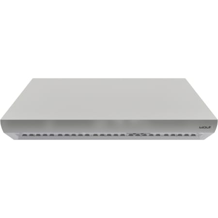 Finish: Wolf 36 Inch Wide Pro Style Island Range Hood Stainless Steel