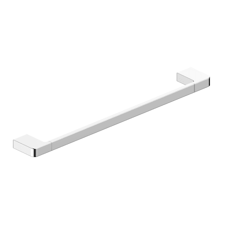 WS Bath Collections Cube 17-1/2" Towel Bar Polished Chrome