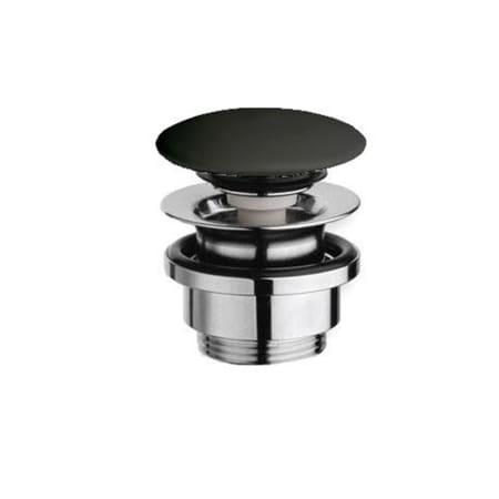WS Bath Collections Urban 1-1/4" Click Clack Drain Assembly for Bathroom Sink - Less Overflow Matte Black