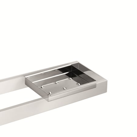WS Bath Collections 4.5" Wall Mounted or Free Standing Soap Dish from the Skuara Collection Stainless Steel