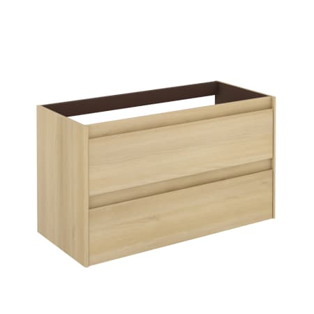 WS Bath Collections Ambra 40" Single Wall Mounted Vanity Cabinet Only - Less Vanity Top Nordic Oak