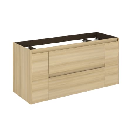 WS Bath Collections Ambra 47" Single Wall Mounted Vanity Cabinet Only - Less Vanity Top Nordic Oak