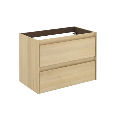 WS Bath Collections Ambra 31" Single Wall Mounted Vanity Cabinet Only - Less Vanity Top Nordic Oak