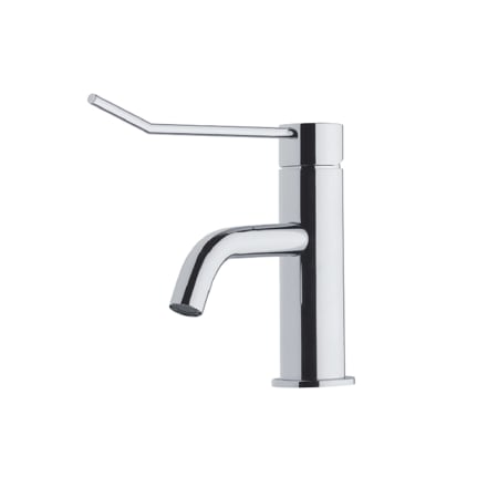 WS Bath Collections Flow 1.5 GPM Single Hole Bathroom Faucet Polished Chrome