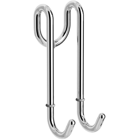WS Bath Collections Harmony Double Robe Hook Polished Chrome