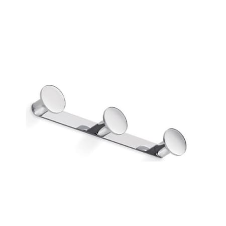WS Bath Collections Hotellerie Triple Robe Hook Rack Polished Chrome
