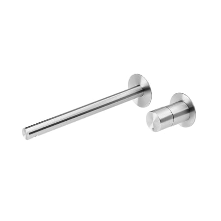 WS Bath Collections Lapa 1.5 GPM Wall Mounted Vessel Widespread Bathroom Faucet Brushed Stainless Steel